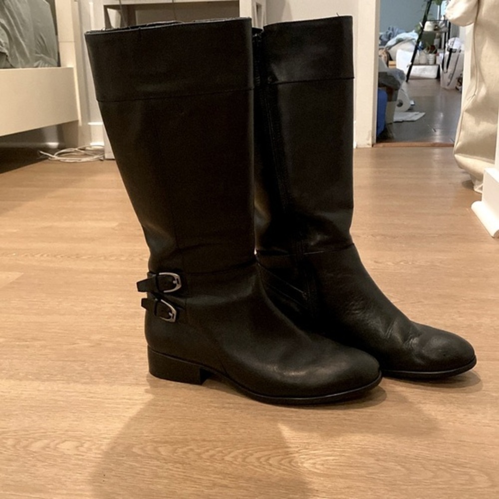 EUC Ralph Lauren Black Ridding Boots